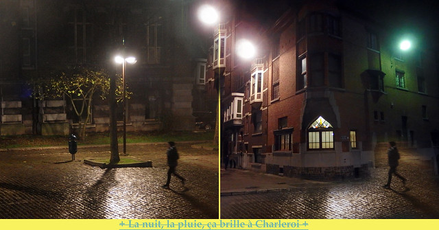 At Night, Rain, It's Shining in Charleroi