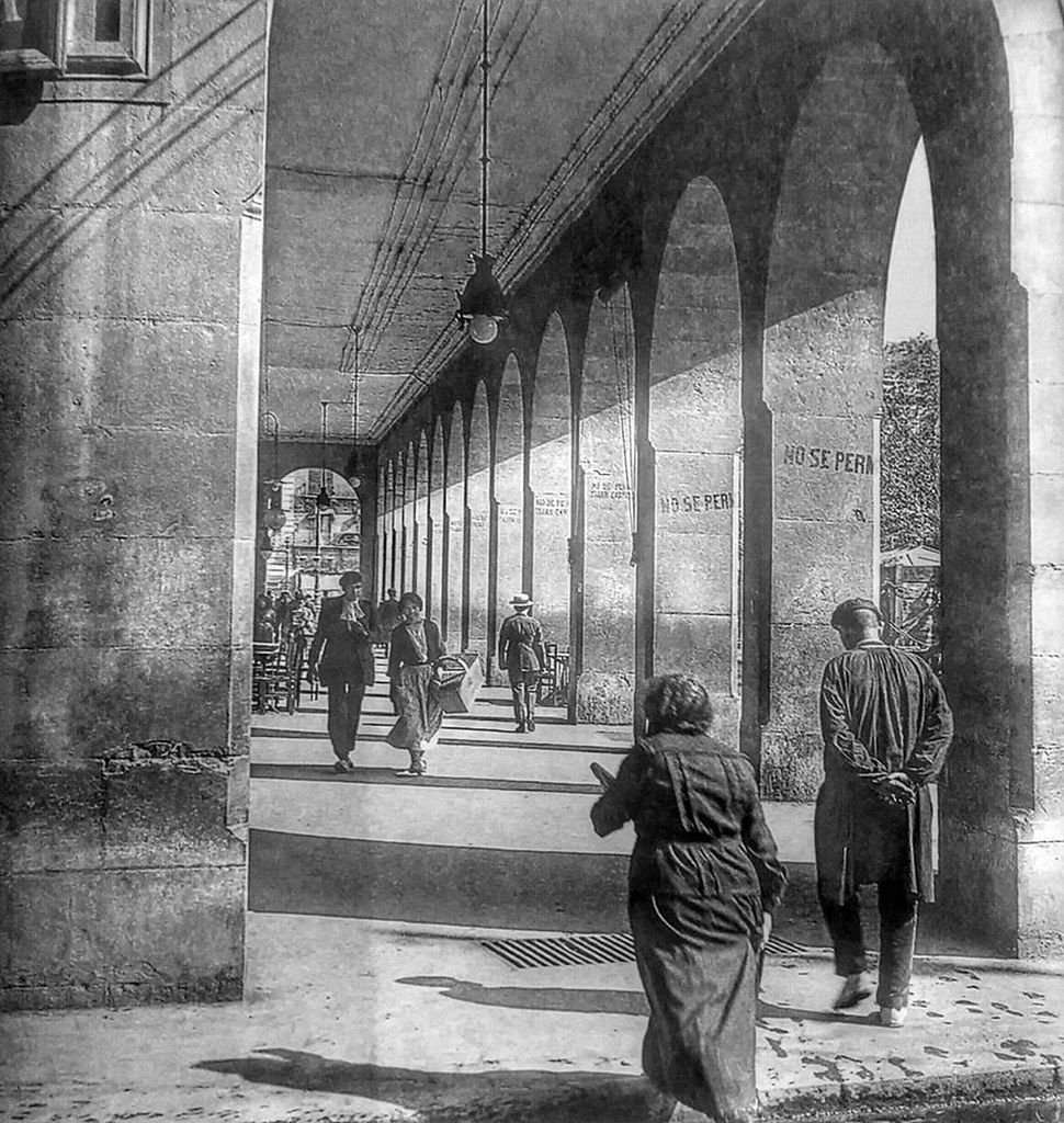 P º De La Independencia C 1920 Vista Del Interior De Los P Flickr