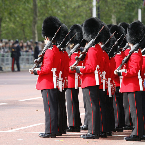 Queen's soldier at Trooping the color, 2012