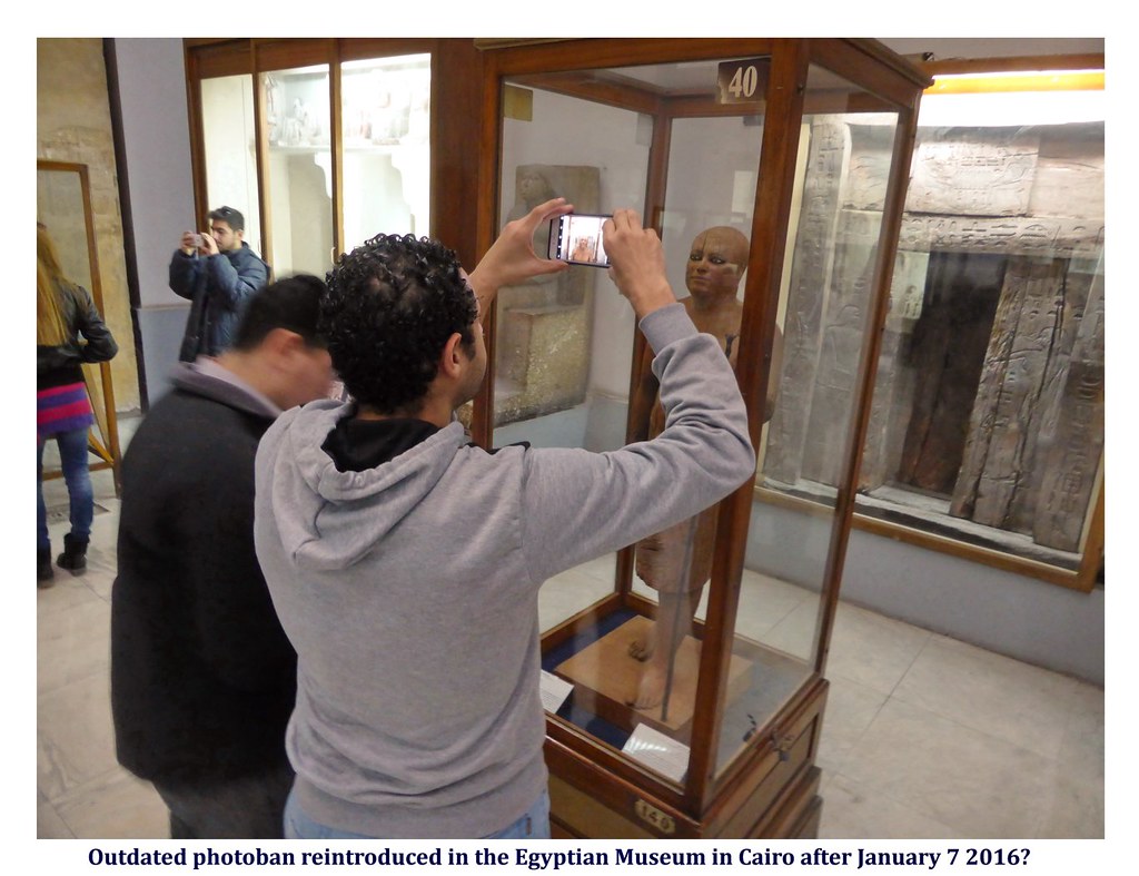 Outdated photoban reintroduced in the Egyptian Museum in C… | Flickr