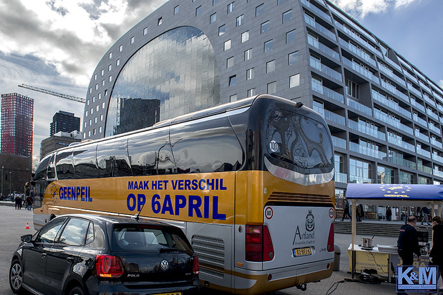 GeenPeil bus in Rotterdam