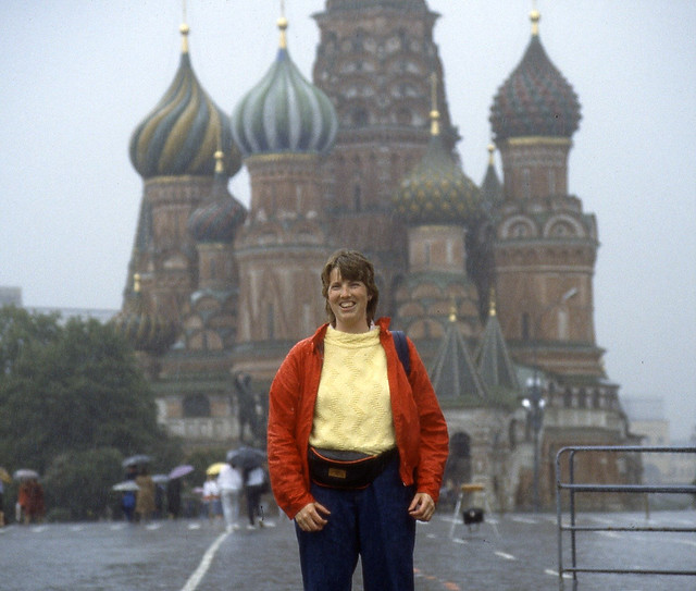 Me in front of St. Basil's Cathedral