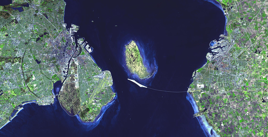 Released to Public: Oresund Bridge from Denmark to Sweden by Official Team (NASA)