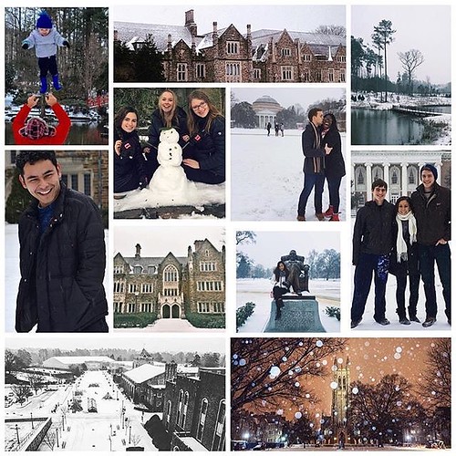 How did @dukestudents spend their #DukeSnowDay? Check out #DukeSnowDay to see for yourself. (???? credit: @dukestudents)