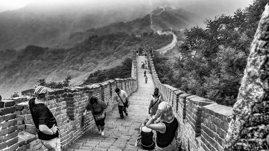 the great wall ...very long...very steep