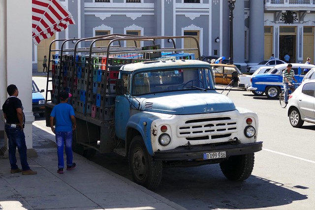 ZIL-130 oldie truck in Cienfuegos Cuba