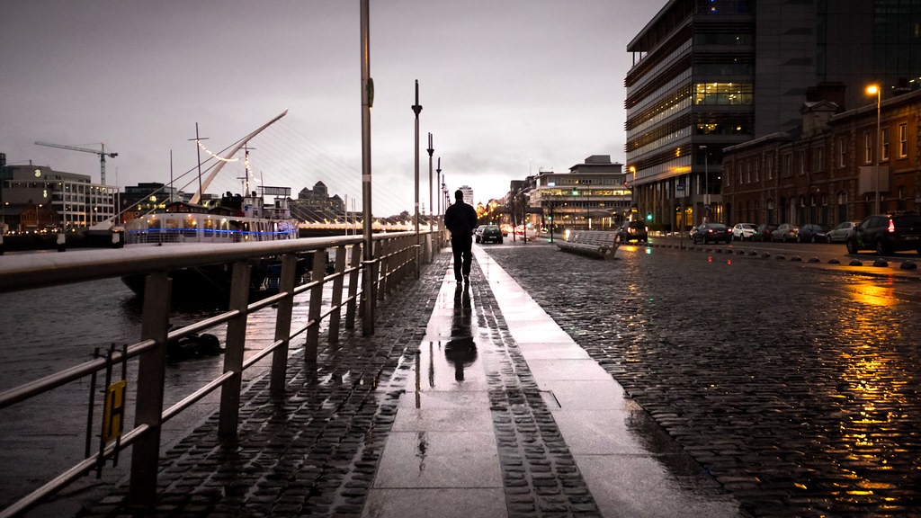 Reflected - Dublin, Ireland - Color street photography