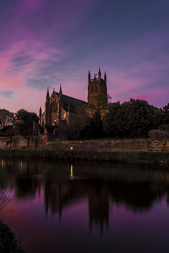 longexposure sunset sky water architecture reflections cathedral riversevern worcestershire worcester