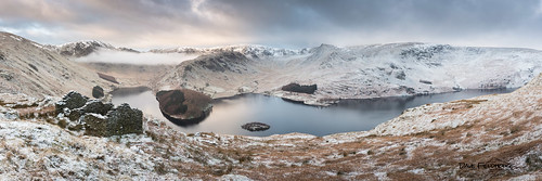 morning winter snow mountains clouds sunrise landscape nationalpark ruins cottage lakes lakedistrict cumbria stillwater fell resevoir haweswater mardale stitchedpanorama lancashirelife canon5diii theoldcorpseroad