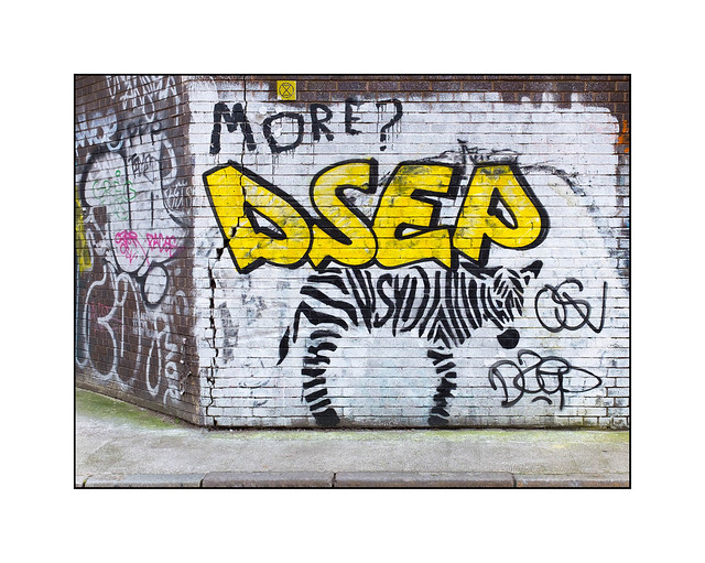 Graffiti (Syd, DSEP), East London, England.
