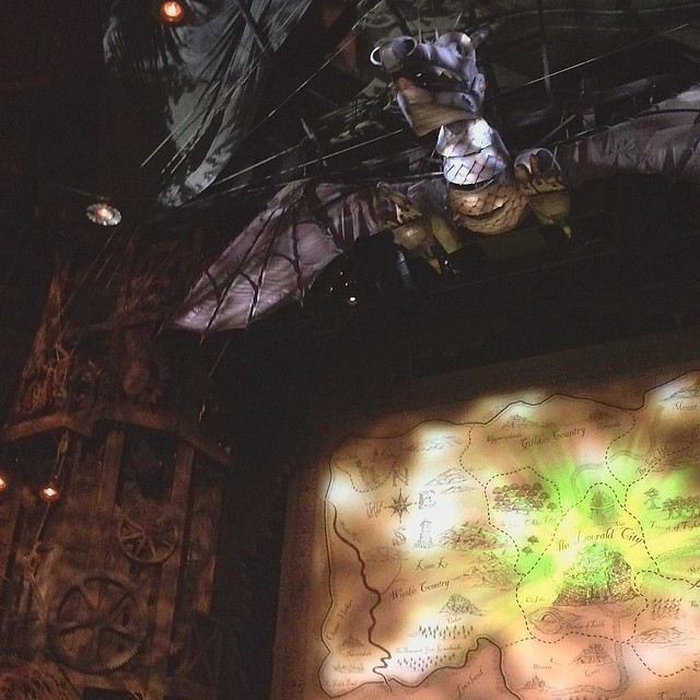 Really enjoying our seats and the set for #wicked! #perksoflivinginthecity
