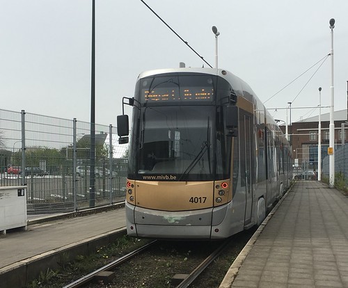 STIB/MIVB Bombardier Flexity Outlook Tram 4017 at Heysel, Brussels | by growlinggabs