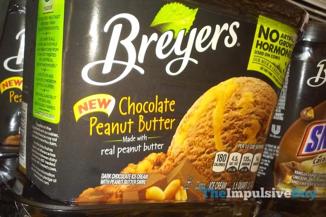Breyers Reeses Peanut Butter Cup PInt Ice Cream Truck Sticker New 