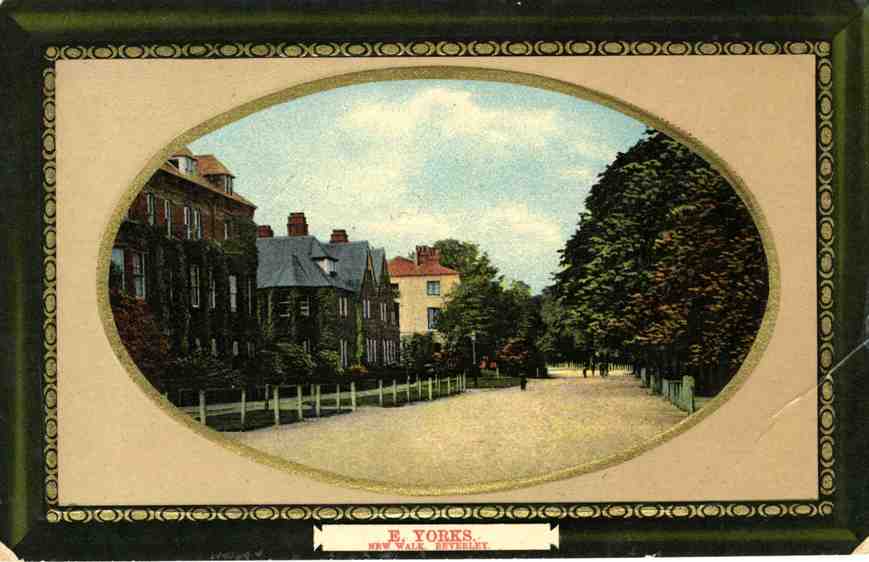New Walk, Beverley c.1900 (archive ref DDX-1544-1-3 (47))