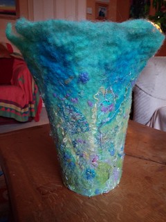 monet wool felt silk vase blythwhimsies 1 | Marian May | Flickr