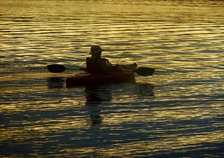 Golden Sunset on the Lake