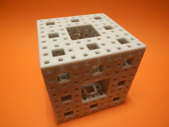 3D Printed Menger Sponge