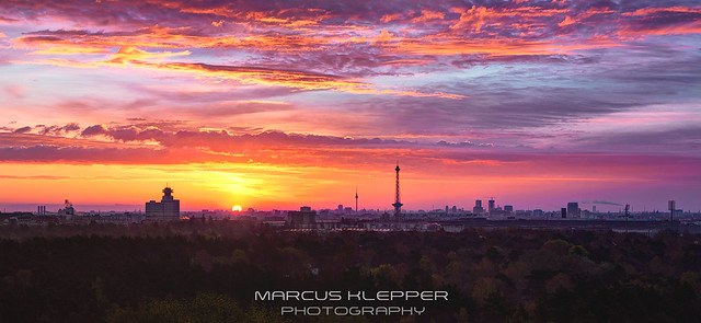 Berlin Spring Sunset