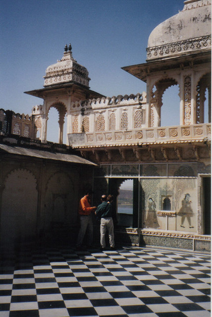 Patio de City Palace, Udaipur, India - www.meEncantaViajar.com