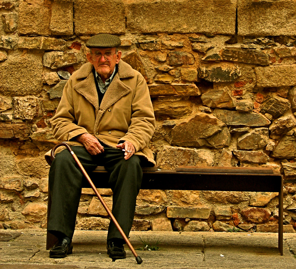 old man in the old city