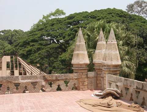 Bangalore Palace coned turrets Those are solid stone....an… | Flickr