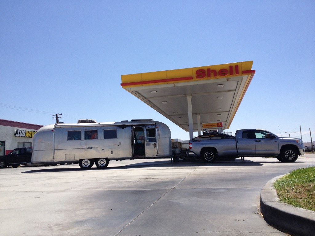 getting gas in Mojave, CA