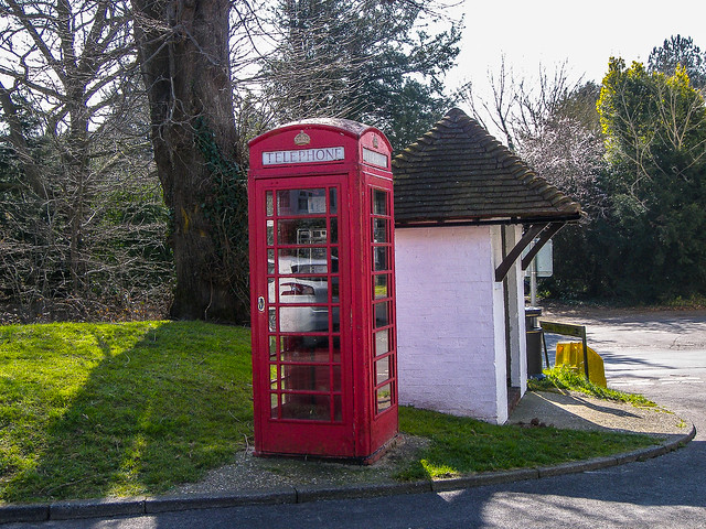 Red phone box