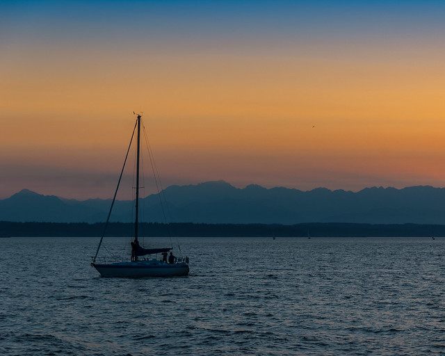 Sailboat and Sunset