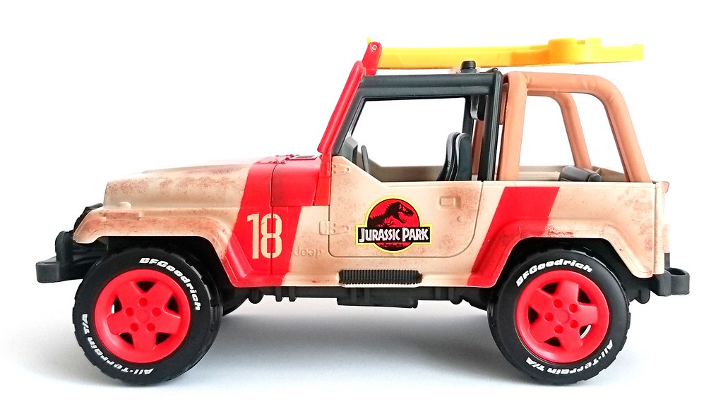 Matchbox Jurassic World Jeep Wrangler & Rescue Net 