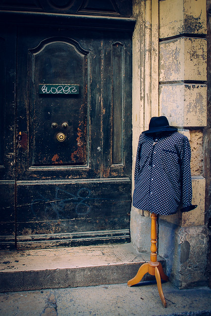 Arles, France - Man at the Door