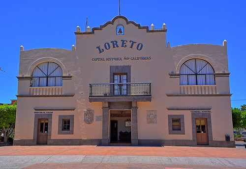 loreto loretomexico mexico downtown building bcs baja bajacaliforniasur gaylene gulfofcalifornia bluesky milf wife cityhall landscape townhall kirt kirtedblom edblom easyhdr hdr nikon nikond7100 nikkor18140mmf3556 architecture