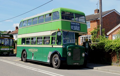 LOU48 Aldershot District 220 Riseley Reading Vintage Bus Flickr