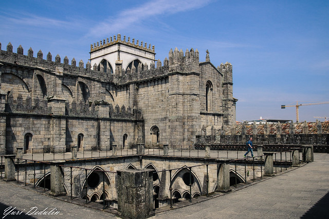 Gothic cloisters of the Porto Cathedral.