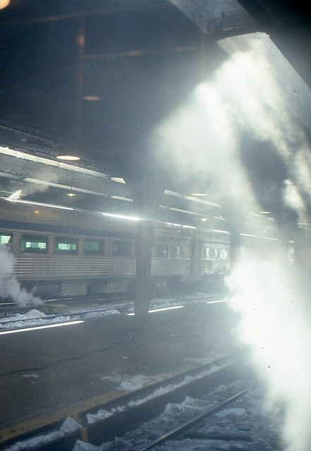 'Sunlight, steam and stainless steel' (Union Station, Winnipeg, Manitoba, Canada 1982)