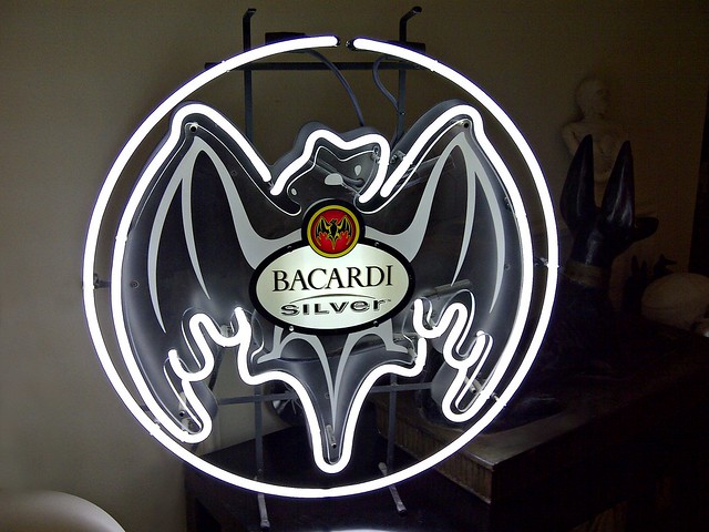 BACARDI neon bar light
