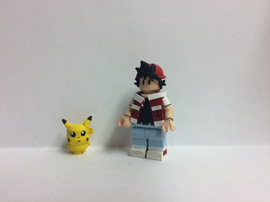 Lego Pokemon Trainer Red and Pikachu -Pokemon Adventures M…