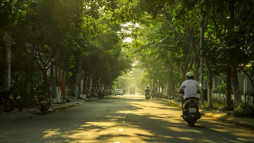 street danang vietnam sunny landscape fujifilm
