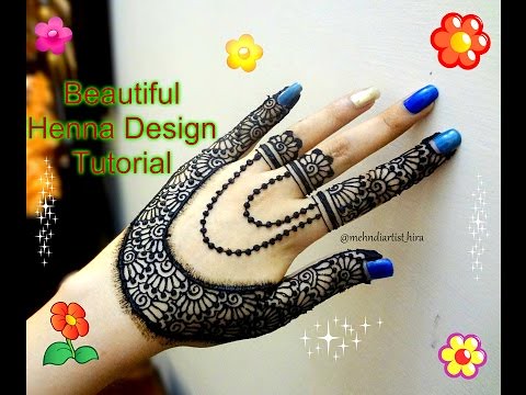 How To Apply Easy Simple Beautiful Stylish Henna Mehndi Designs