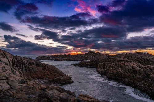 clouds canalrocks sunset ocean indianocean rocks coast water sea westernaustralia sundown twilight capturingthecoast