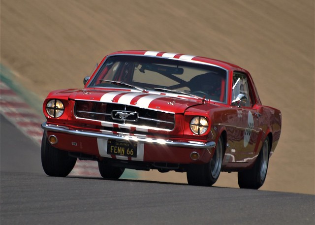 1965 Ford Mustang at Brands Hatch