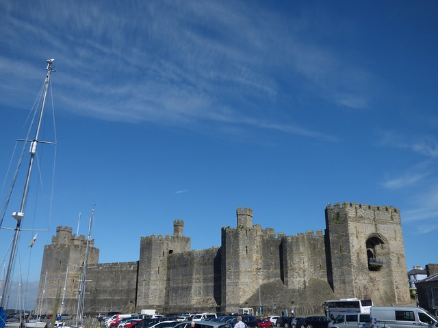 Caernarfon Castle - Queen's Gate to the Queen's Tower