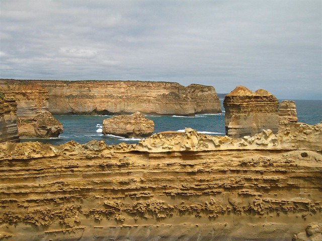 The Razorback rock formation and surrounding cliffs