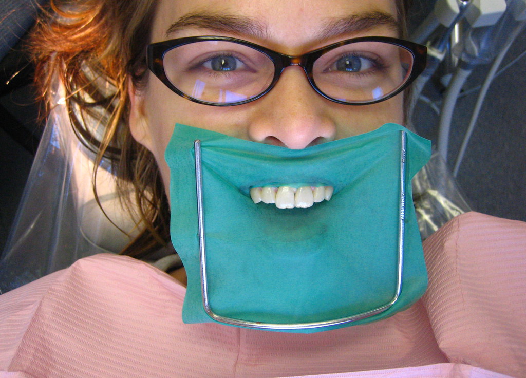 44/365: Does this dental dam make me look fat? 