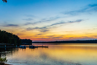 Sunset - The Boathouse @ Sunday Park  on Swift Creek Reservoir - Midlothian, VA