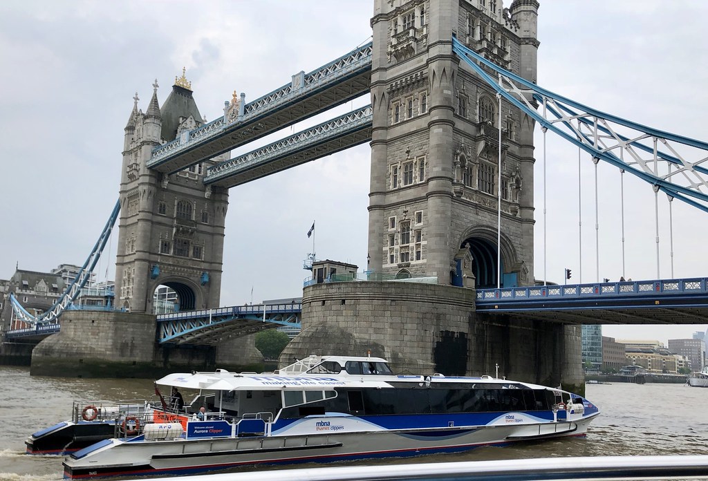 Tower Bridge and the The Aurora Clipper