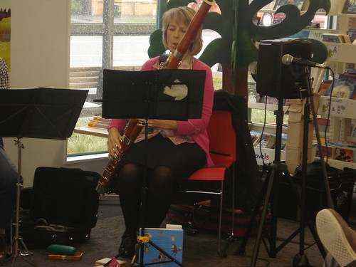 CSO woodwind ensemble, Shirley Library