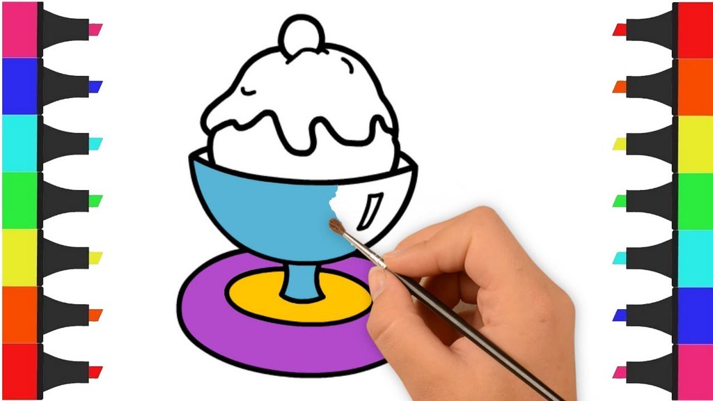 Ice Cream Coloring Pages For Kids Kids Coloring Videos Fo Flickr