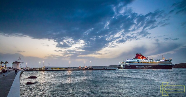 Ferry at Paros