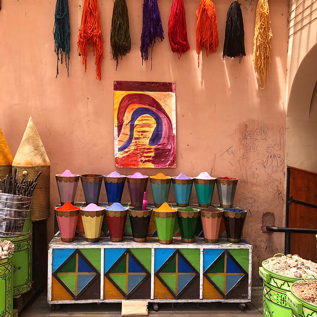 Colourful Stall, Marrakech
