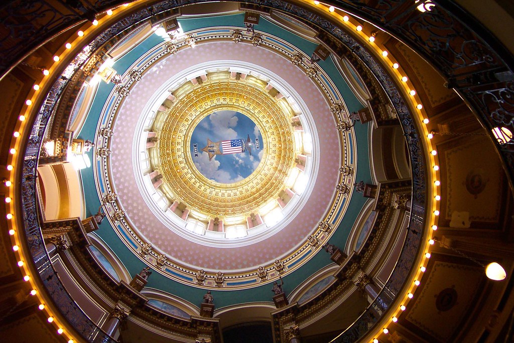 Iowa State Capitol ~ Dome Interior ~ Des Moines IA